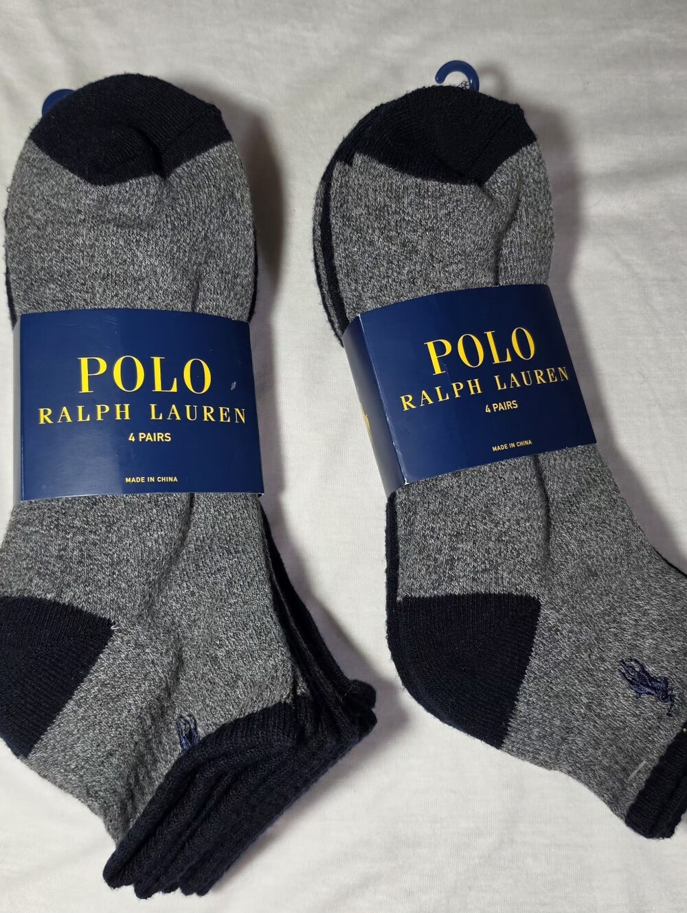 Polo Ralph Lauren Mens 8 Pairs Ankle Socks Multicolor Size 10-13 New